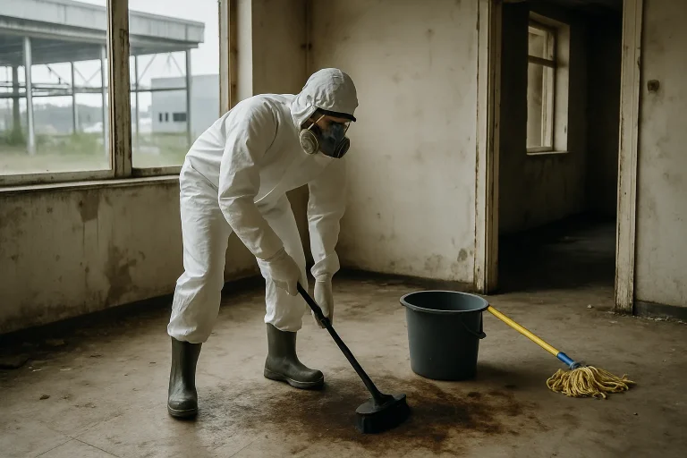 Urgences Sanitaires : Nettoyage d'Immeuble Abandonné en Zone Industrielle