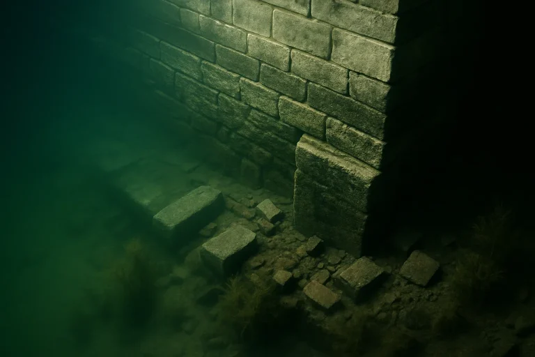 Fondations sous-marines d'un bâtiment parisien, impactées par une inondation